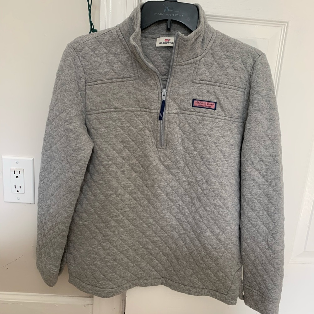 Vineyard Vines quilted shep shirt 1/4 zip